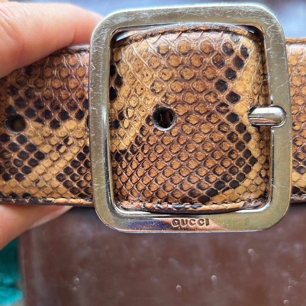 Gucci Python Belt - image 1